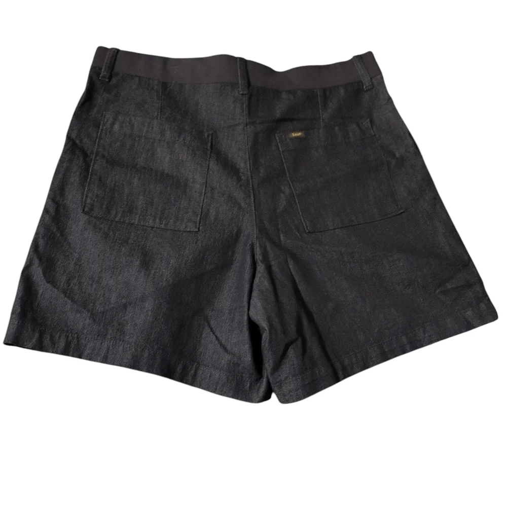 Nwt Lee Comfort Waistband Women's Fresno Denim 6" Short Stretch 14 - Picture 2 of 8